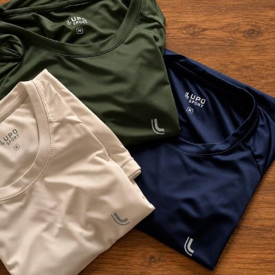 Camiseta Esportiva Lupo Dry (3 cores)