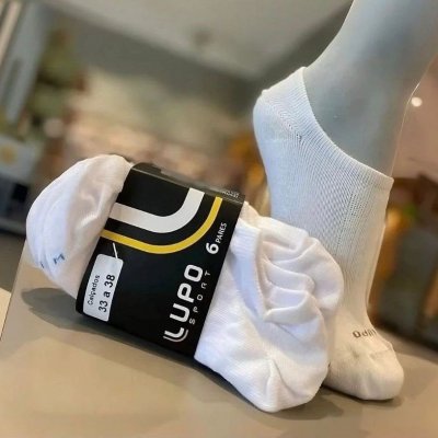 Kit 10 Pares Meias Lupo Soquete Invisível