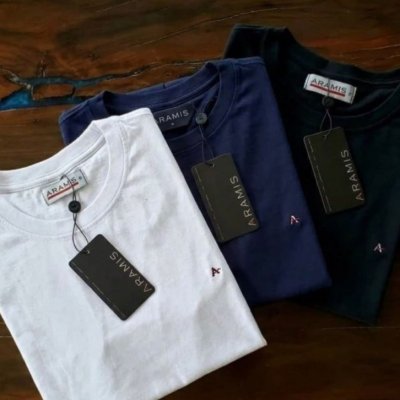 Kit com 3 Camisetas Aramis