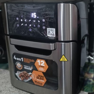 Air Fryer Oven Philco 12L 4 em 1 1800W