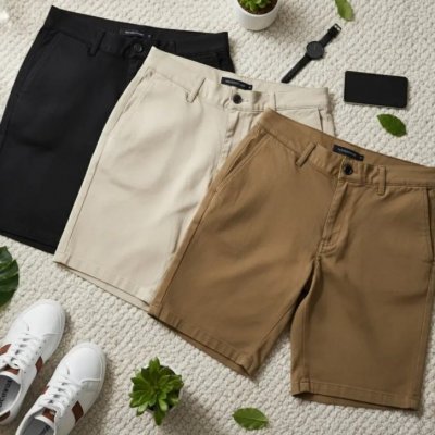 Kit 3 Bermudas Sarja Jeans Lisa