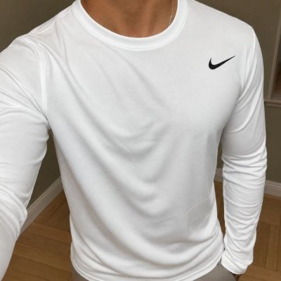 Camiseta Dri-FIT Nike Manga Longa Flex