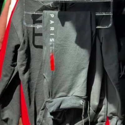 Conjunto Moletom Unissex Paris Preto GG