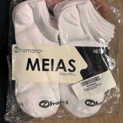 Kit 10 Pares Meias Zhamaro Sapatilha Invisível