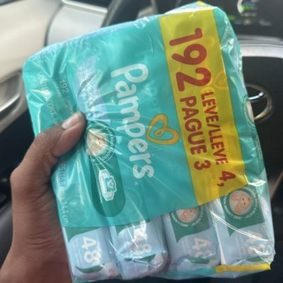 🍼 Lenços Umedecidos Pampers Cuidado de Bebê 192 Unidades