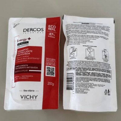 Refil Shampoo Antiqueda Estimulante com Aminexil Dercos Energy+ Vichy 200g