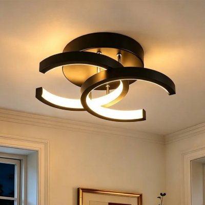 Luminária De Teto Moderna Led 3 Em 1