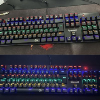 Teclado Mecânico Gamer Redragon Valheim Rainbow