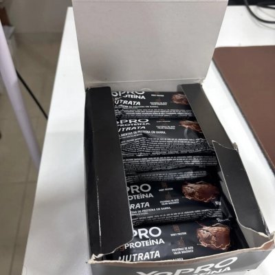 YoPro Bar 55g Display 12un Chocolate Nutrata