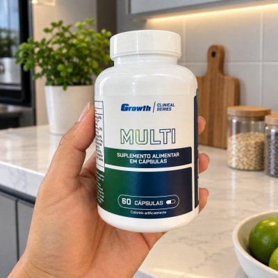 Multivitamínico 60 Cápsulas Growth Supplements