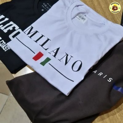 Kit 3 Camisetas Masculina 100% Algodão Premium