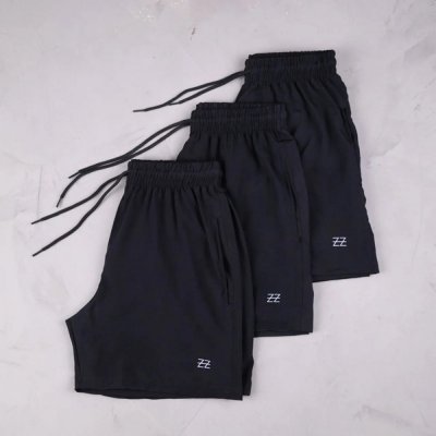 Kit 3 Bermudas Masculinas Academia Verão