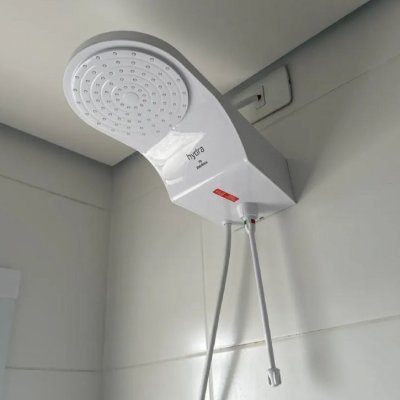 Chuveiro Ducha Eletrônico Branco Hydra Fit 220v 6800w