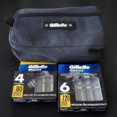 Kit Carga Mach3 10 Cargas + Necessaire, Gillette