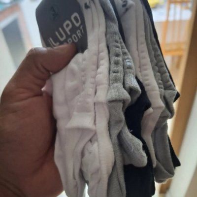 Kit 6 Pares Meias Lupo Sapatilha Invisível Sport