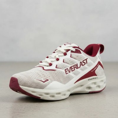 Tênis Everlast Climber Run Unissex Bege/bordô