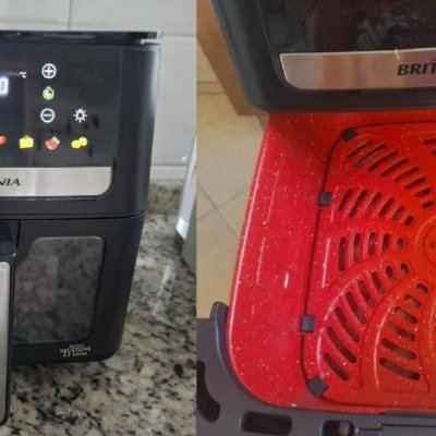 Air Fryer Britânia 6,5L 1700W Redstone