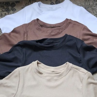 Kit 4 Blusas Ribana Canelado