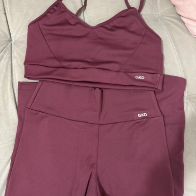 Conjunto Gkd Legging Top Cós Alto