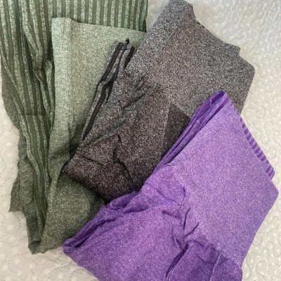 Kit 3 Calças Legging Empina Bumbum Fitness