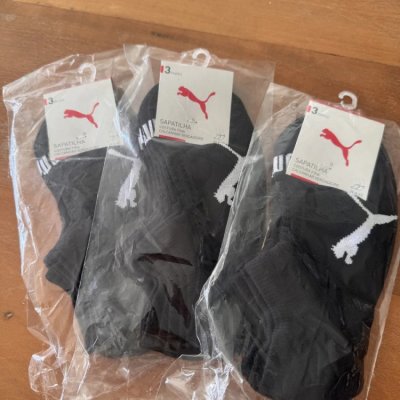 Kit 9 Pares Meias Puma Sapatilha Cano Baixo