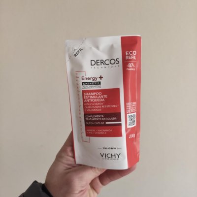 Vichy Dercos Energy+ Shampoo Antiqueda Refil 200g