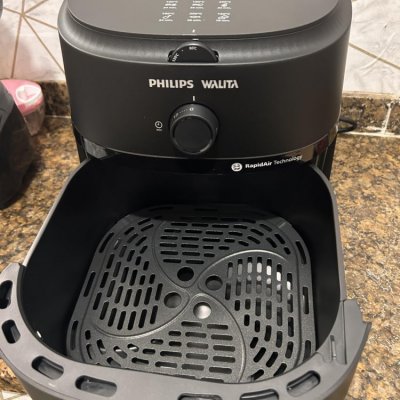 Fritadeira Airfryer Philips Walita 6,2L Preto