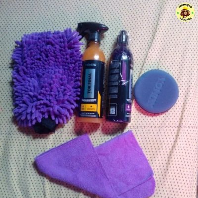 Kit V-Floc Shampoo Neutro Super Concentrado Automotivo + Cera Liquida Protetora Tok Final Vonixx