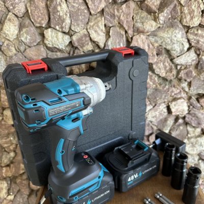 Kit Chave de Impacto 48V com 2 Baterias