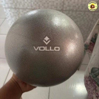 Mini Bola De Exercicios Cinza 25cm