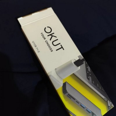 Okut Hub USB-C HDMI Adaptador MacBook 3.0 Cinza