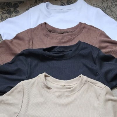 👚 Kit 4 Blusas Ribana Canelado
