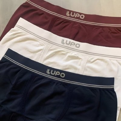 Kit 6 Cuecas Boxer Lupo Sem Costura