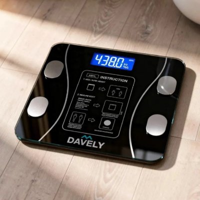 Balança Digital Bioimpedância Bluetooth Davely