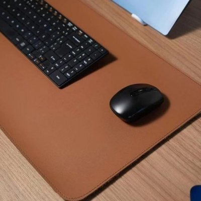 MousePad Couro Ecológico Costurado 70x30cm