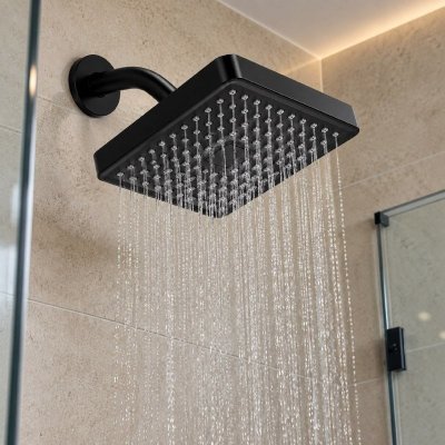 Heemli Ducha Chuveiro Articulável Preto Fosco