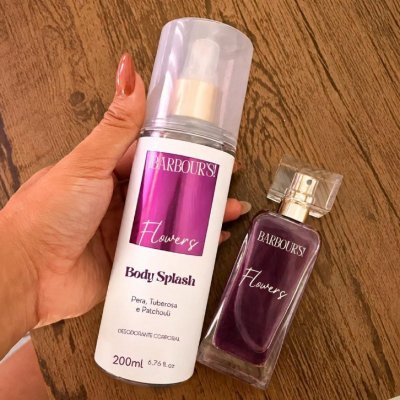 Perfume Capilar E Body Splash Flowers Barbour's Beauty