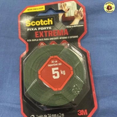 SCOTCH 3M Fita Dupla-face Fixa Forte