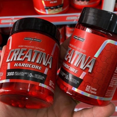 Creatina Hardcore Integralmedica 60 Cáps Pura Monohidratada