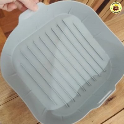 Forma Quadrada de Silicone para Air Fryer