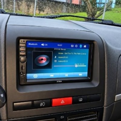 Multimidia 7 polegadas MP5 BT USB SD controle