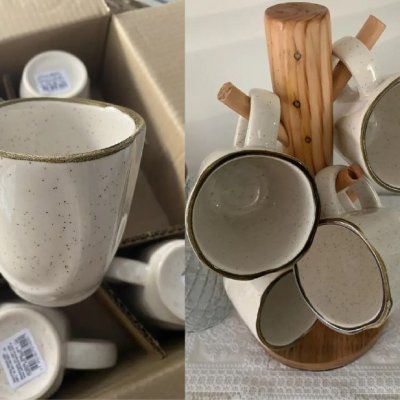 Conjunto De 6 Canecas Ryo Maresia 260ml Oxford