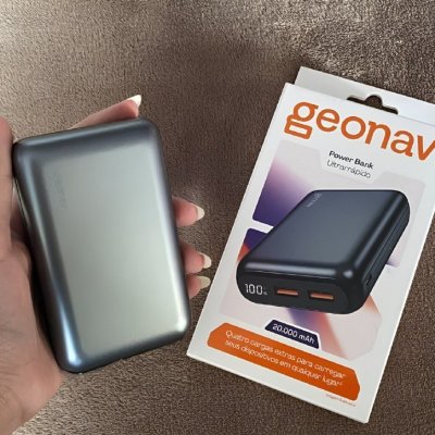 Geonav Power Bank, Carregador Portátil Universal 20.000mAh