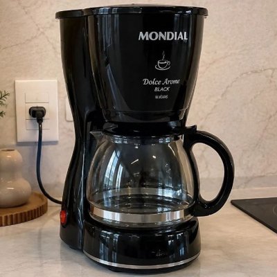 Cafeteira Elétrica Mondial Dolce Arome Black 18 Xícaras 110V