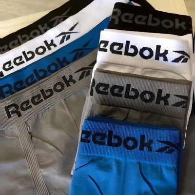Kit 6 Cuecas Boxer Reebok Classic Microfibra