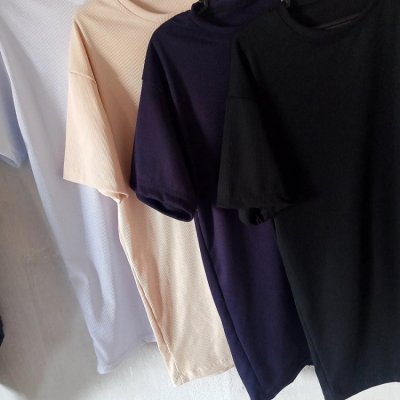 Kit 4 Camisetas Caneladas Masculinas