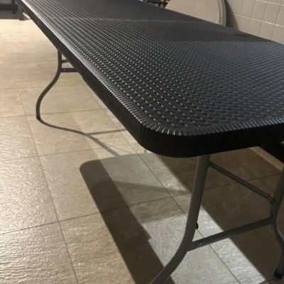 🪑 Mesa Dobrável Portátil Vira Maleta 180cm Reforçada até 150kg