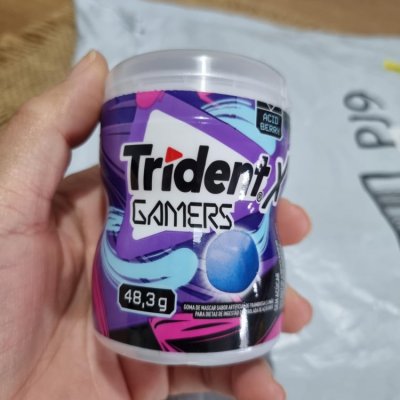 Chiclete Trident X Gamers Acid Berry 48,3g