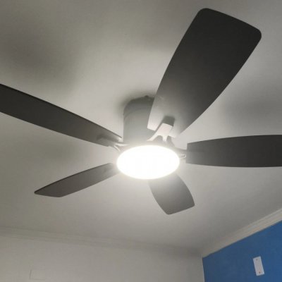 Ventilador de Teto com Luz LED Remoto