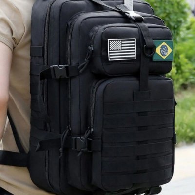 Mochila Tática Impermeável Grande 50 Litros